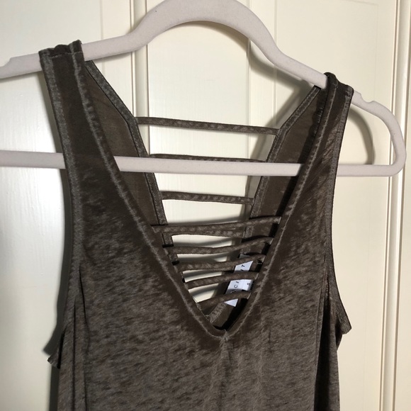 Socialite Brown Strappy Dress | Size Small - Picture 5 of 6